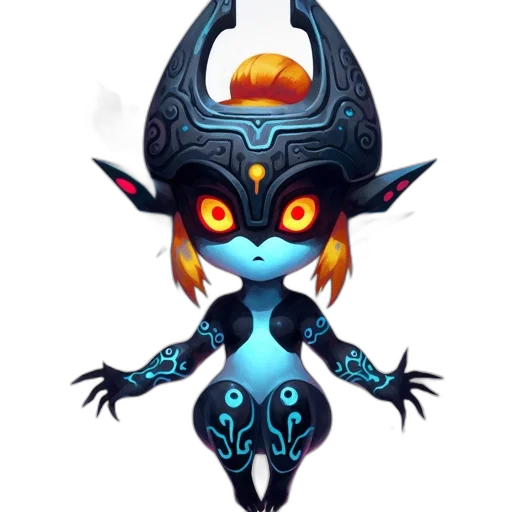 staff, mask, concept art, fantasy art transparent PNG cut-out