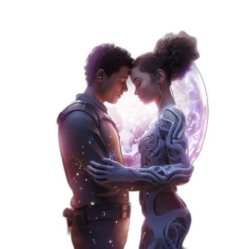 jacket, robot, concept art, fantasy art transparent PNG cut-out