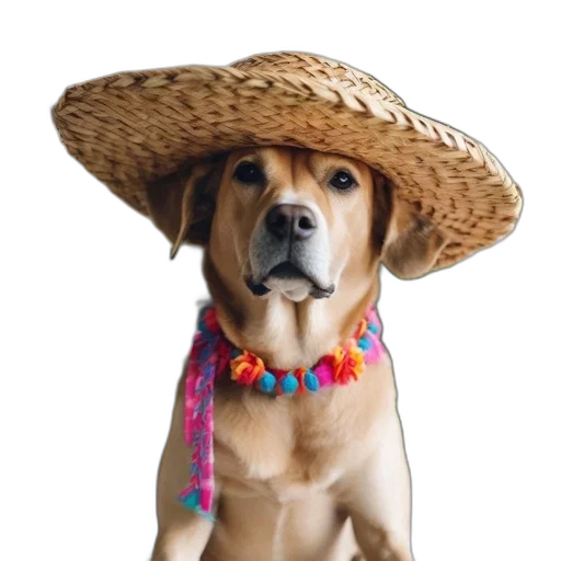 hat, animal, staff, umbrella transparent PNG cut-out