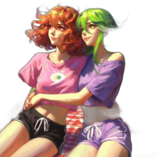hat, concept art, vaporwave, comic book art transparent PNG cut-out