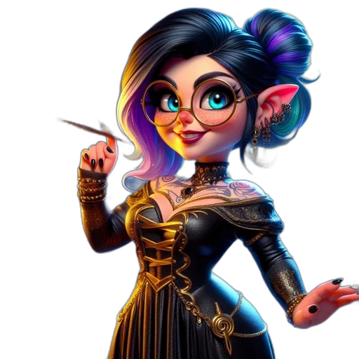 staff, fantasy art, concept art, cartoon transparent PNG cut-out