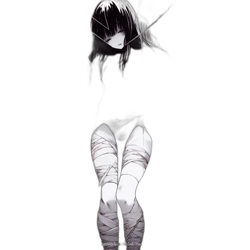 creature, dress, mask, shoes transparent PNG cut-out