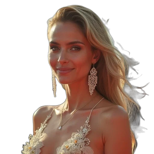 jewelry, dress, face, crown transparent PNG cut-out