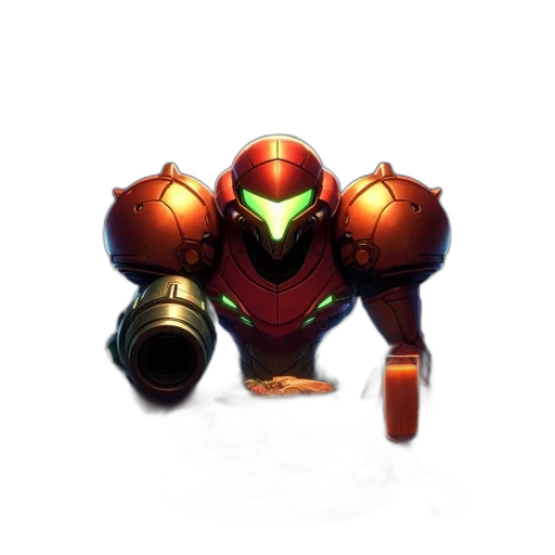 robot, weapon, staff, mask transparent PNG cut-out
