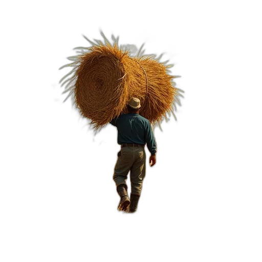 hat, hair, staff, jacket transparent PNG cut-out