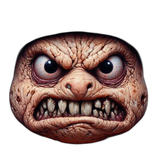 face, mask, creature, animal transparent PNG cut-out