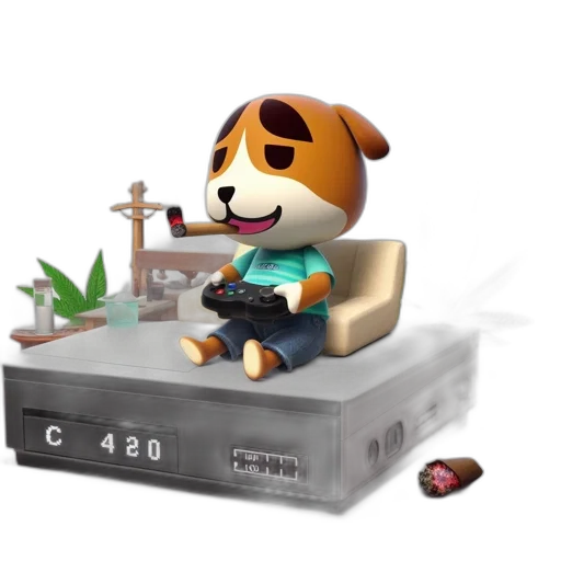 furniture, animal, 3d render, concept art transparent PNG cut-out