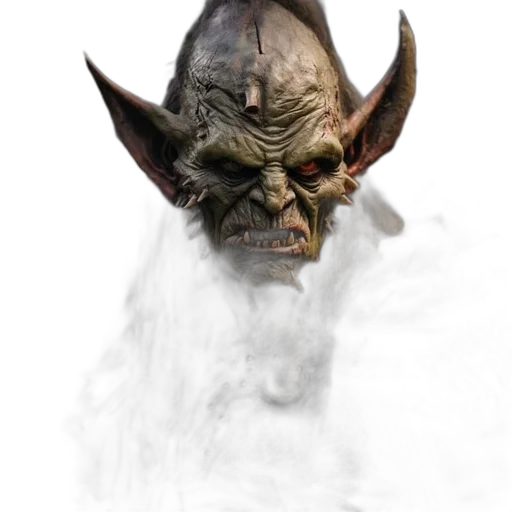 mask, face, creature, staff transparent PNG cut-out