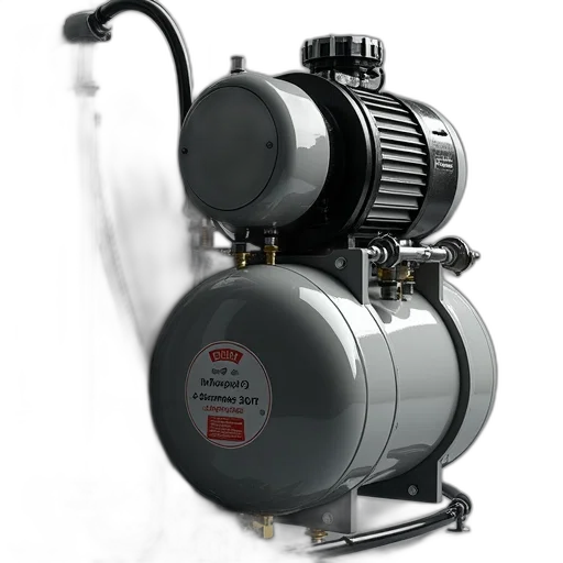 3d render, compressor, pump, has transparent PNG cut-out