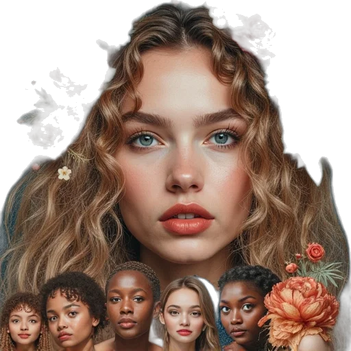 crown, face, jewelry, hair transparent PNG cut-out