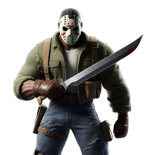 mask, weapon, sword, jacket transparent PNG cut-out