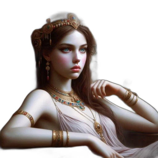 jewelry, crown, dress, face transparent PNG cut-out