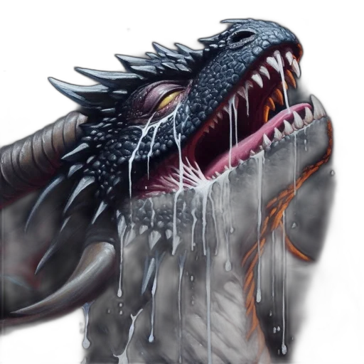dragon, creature, concept art, fantasy art transparent PNG cut-out