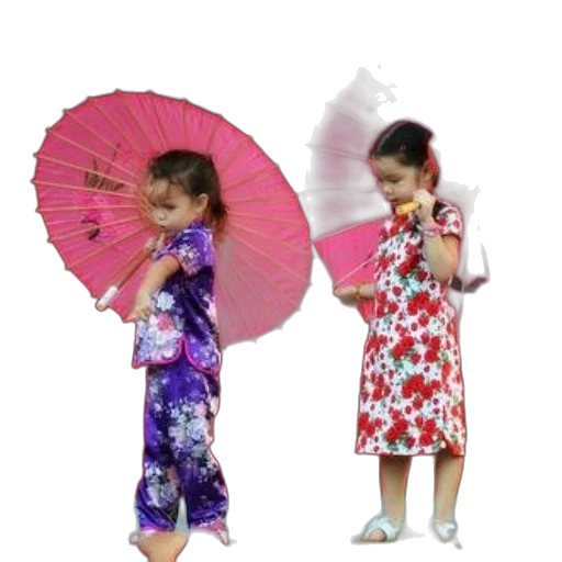 umbrella, photorealistic, 3d render, vaporwave transparent PNG cut-out