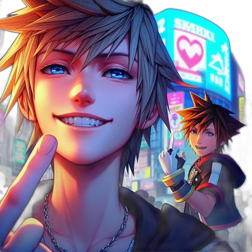 anime, concept art, cartoon, cyberpunk transparent PNG cut-out