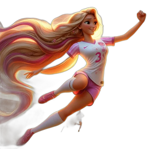 hair, fantasy art, concept art, comic book art transparent PNG cut-out
