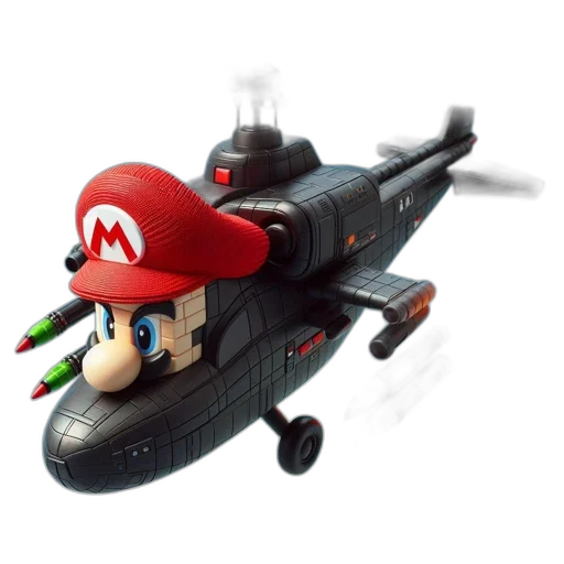 weapon, car, 3d render, concept art transparent PNG cut-out
