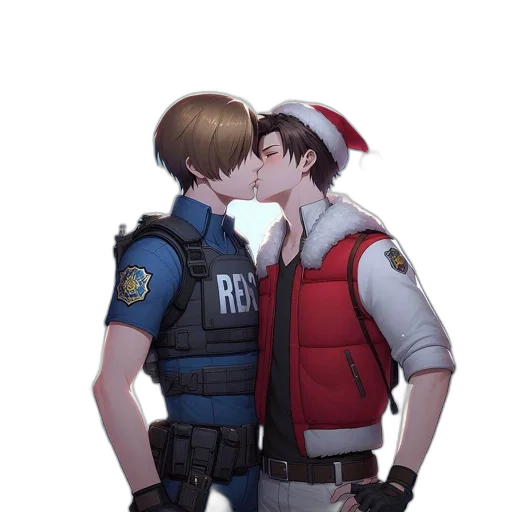 jacket, weapon, hat, mask transparent PNG cut-out