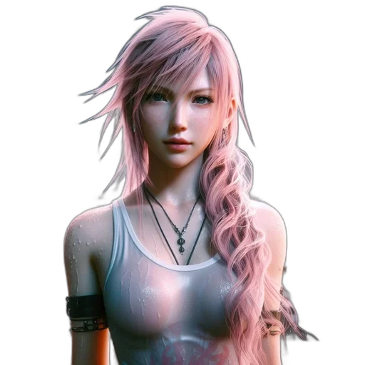 face, dress, fantasy art, concept art transparent PNG cut-out