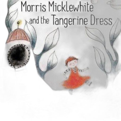 dress, monochrome, whimsical, illustration transparent PNG cut-out