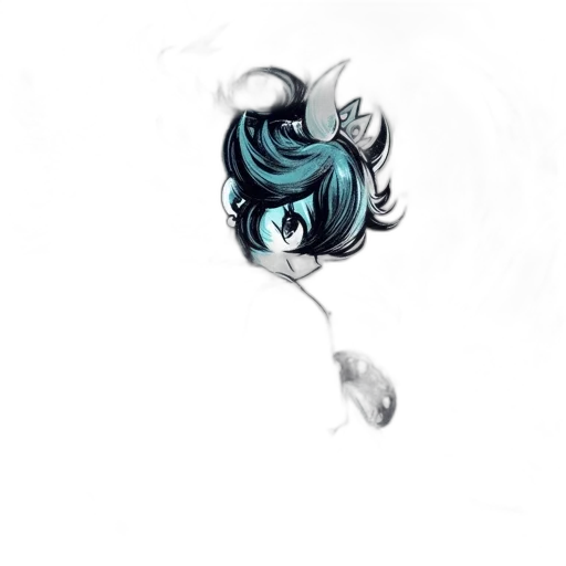 staff, mask, crown, hair transparent PNG cut-out