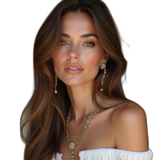 jewelry, face, crown, hair transparent PNG cut-out