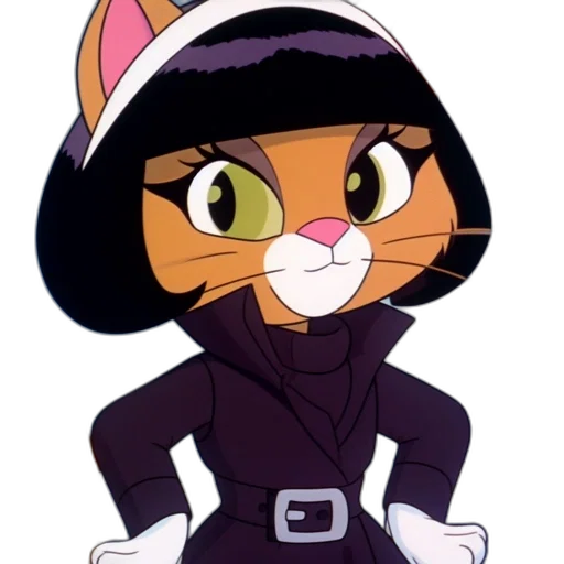 staff, jacket, hat, cartoon transparent PNG cut-out