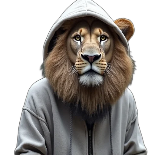 jacket, animal, photorealistic, concept art transparent PNG cut-out