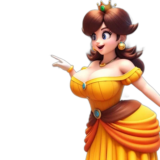 dress, crown, staff, concept art transparent PNG cut-out