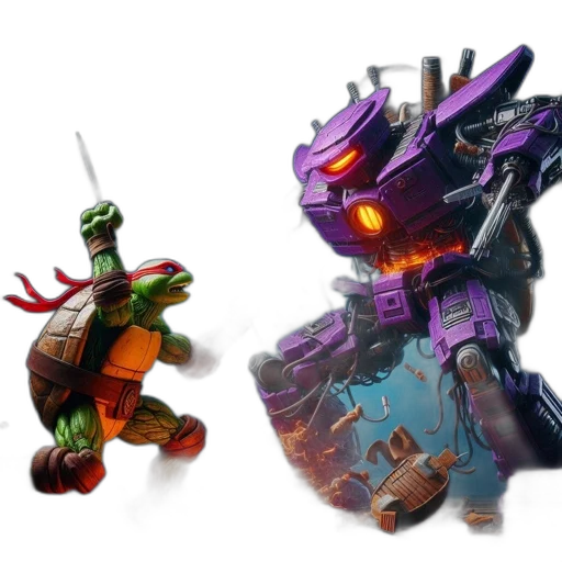 concept art, 3d render, raphael, teenage transparent PNG cut-out