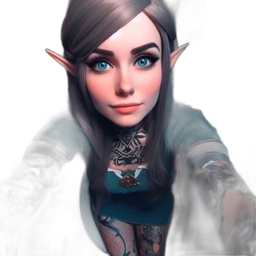 face, staff, dragon, jewelry transparent PNG cut-out