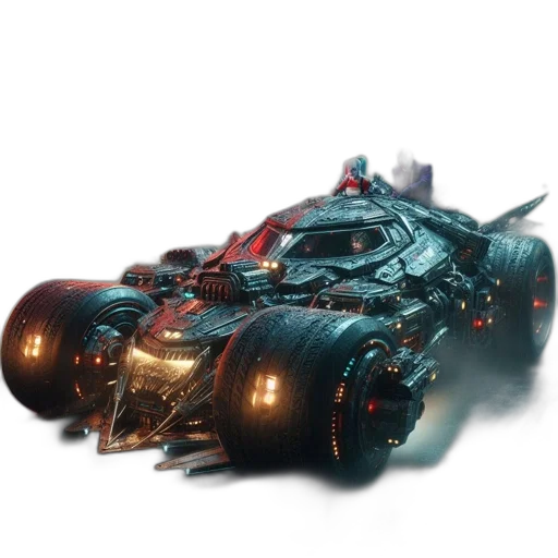 car, weapon, robot, dragon transparent PNG cut-out