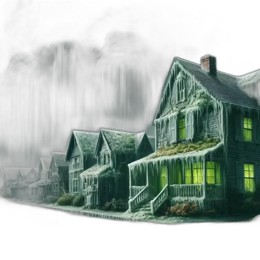 building, concept art, 3d render, photorealistic transparent PNG cut-out