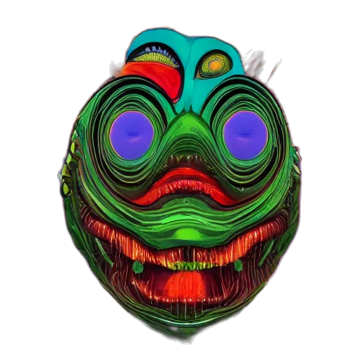 mask, face, creature, animal transparent PNG cut-out