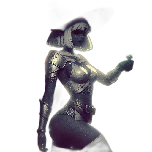 robot, mask, weapon, dress transparent PNG cut-out