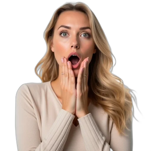 face, staff, woman, holding transparent PNG cut-out