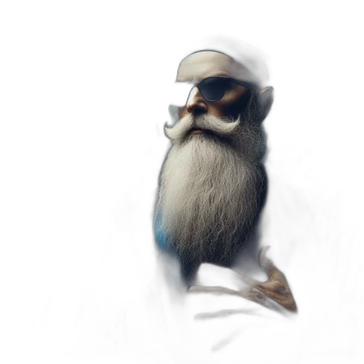 animal, hat, creature, staff transparent PNG cut-out