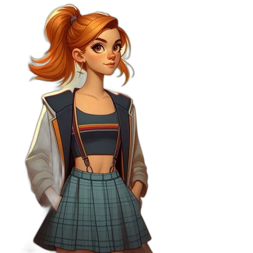 jacket, dress, concept art, cartoon transparent PNG cut-out