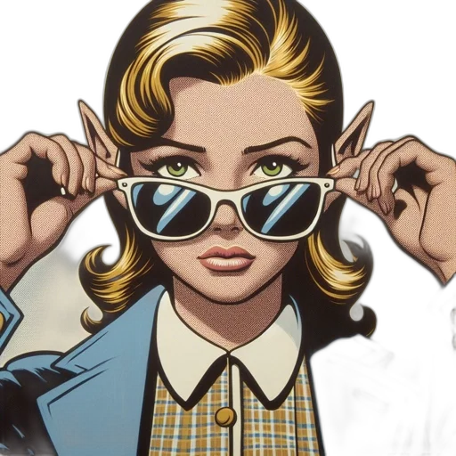 comic book art, cartoon, concept art, stylized transparent PNG cut-out