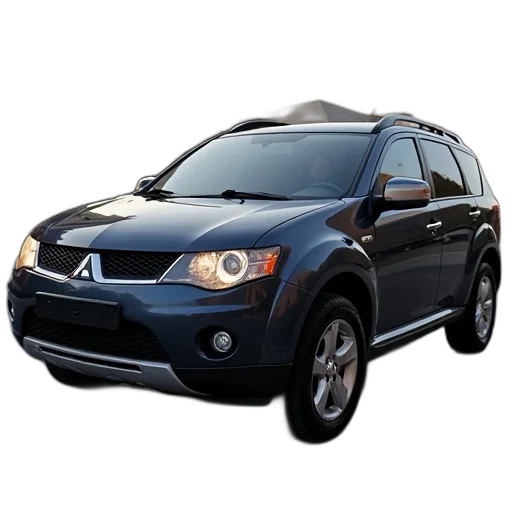 car, 3d render, 2006, mitsubishi transparent PNG cut-out