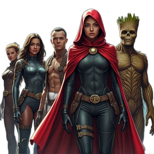 comic book art, concept art, fantasy art, first transparent PNG cut-out