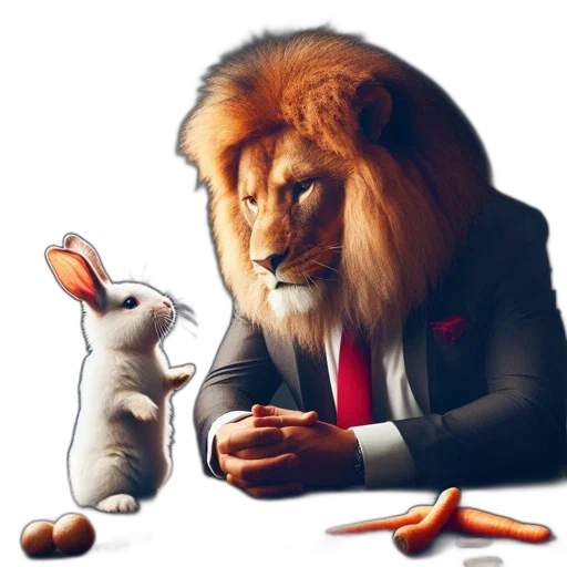 animal, concept art, 3d render, cartoon transparent PNG cut-out