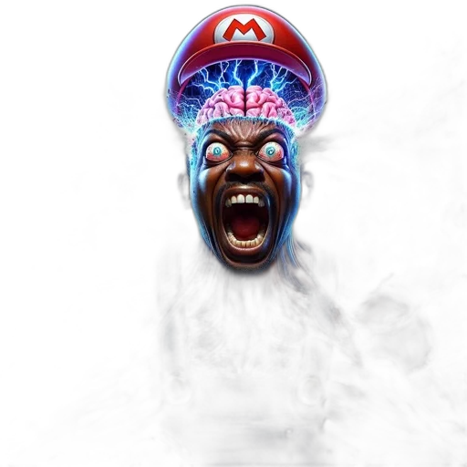mask, face, creature, concept art transparent PNG cut-out