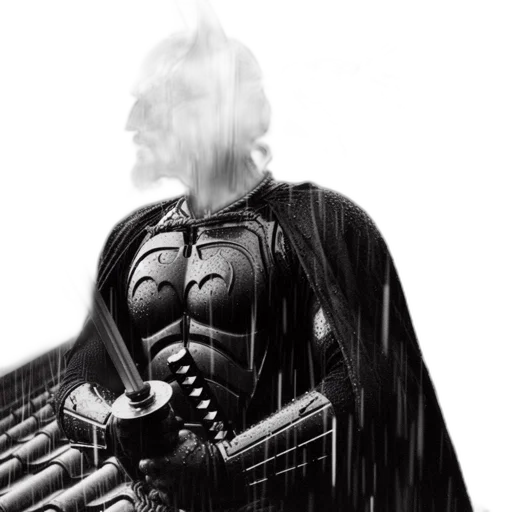 weapon, jacket, comic book art, concept art transparent PNG cut-out