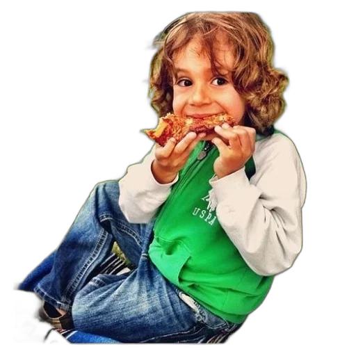 food, animal, photorealistic, child transparent PNG cut-out