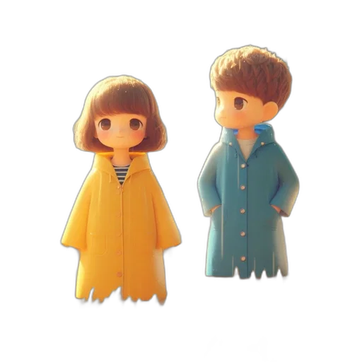 dress, jacket, 3d render, concept art transparent PNG cut-out