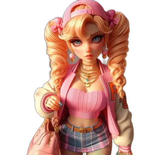 3d render, concept art, anime, fantasy art transparent PNG cut-out