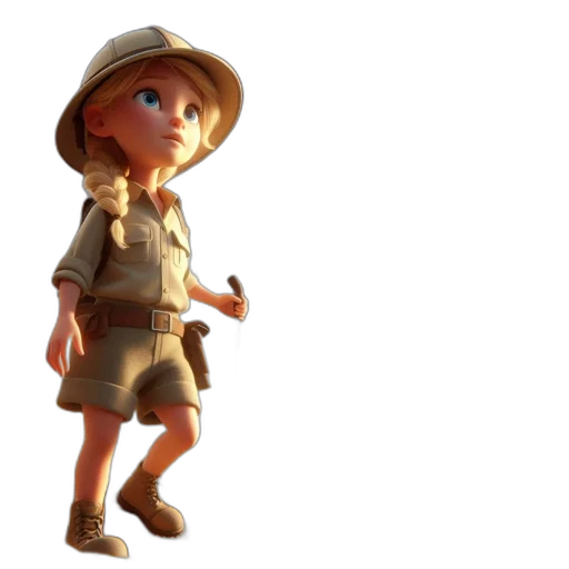 hat, staff, animal, creature transparent PNG cut-out
