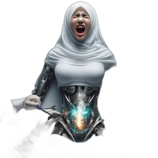 robot, face, weapon, mask transparent PNG cut-out