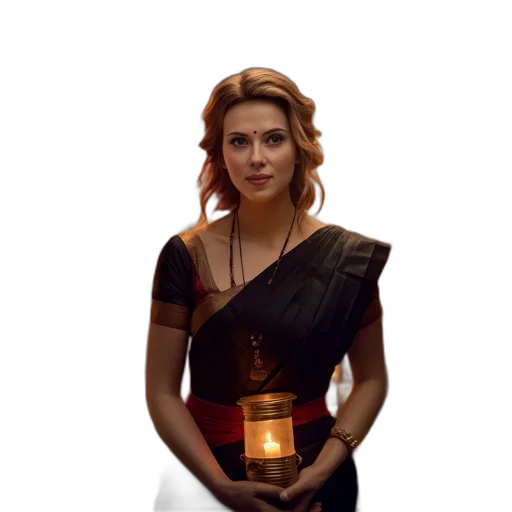 dress, staff, jewelry, crown transparent PNG cut-out